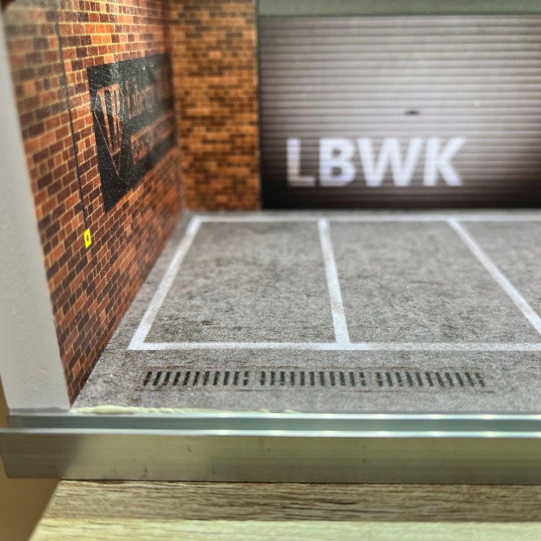 LBWK リバティーウォーク ガレージ 駐車場 車庫 ジオラマ レンガ GT