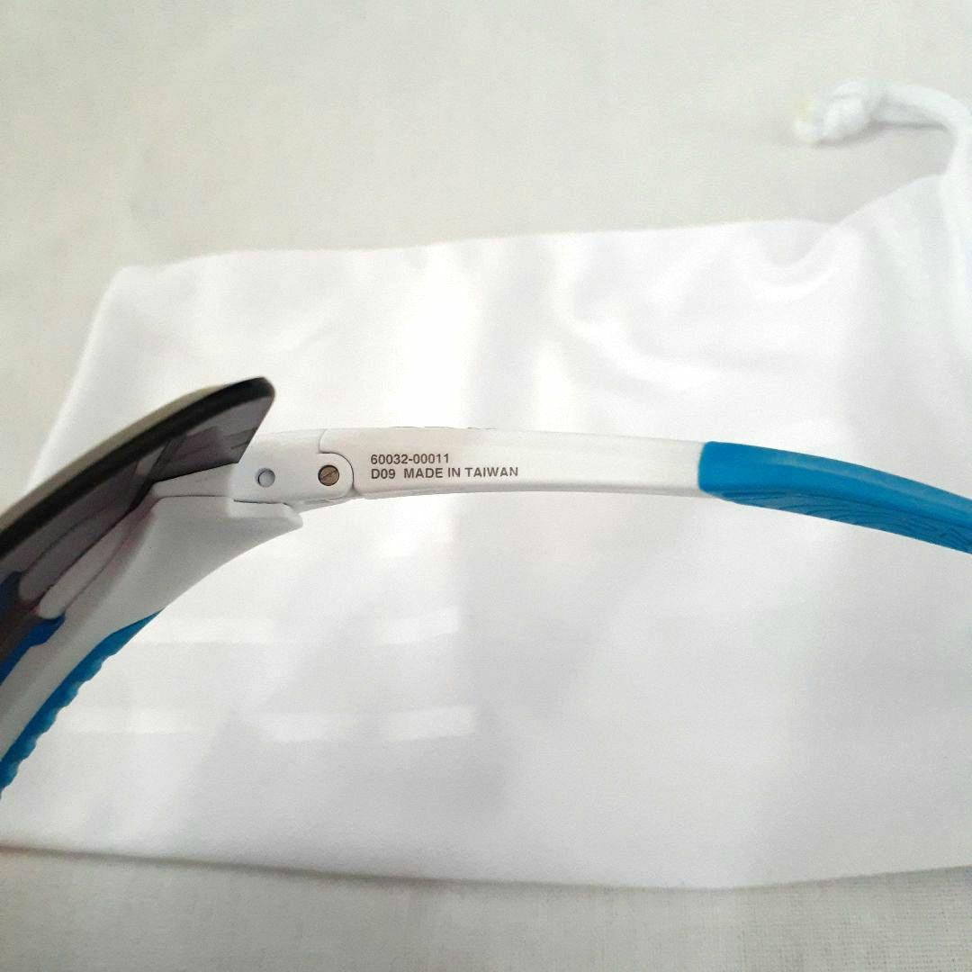 100% Aerocraft ホワイト ブルー ワンハンドレッド サングラス