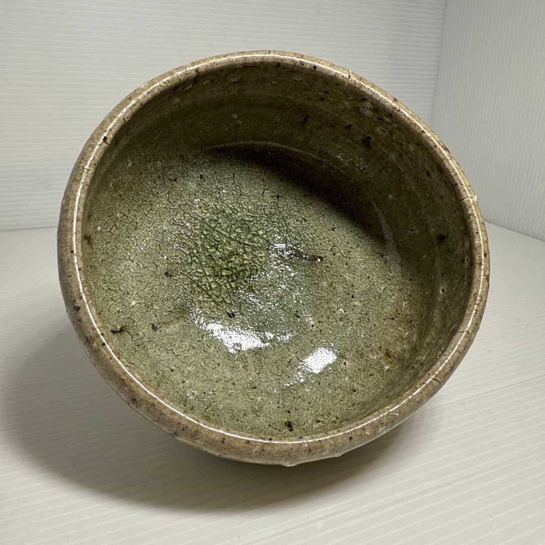 楽七作 灰釉 茶碗 茶道具