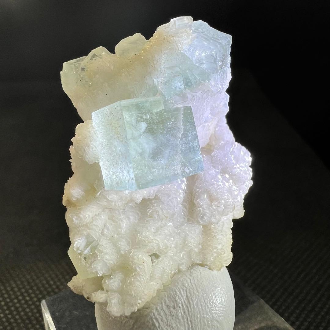 シャンファーリン産　雲雲モクモク(^^) マスカットグリーンフローライト