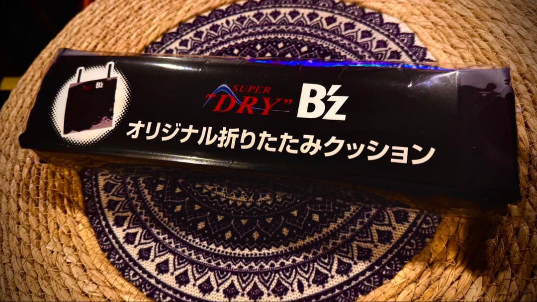 B'z オリジナル折りたたみクッション