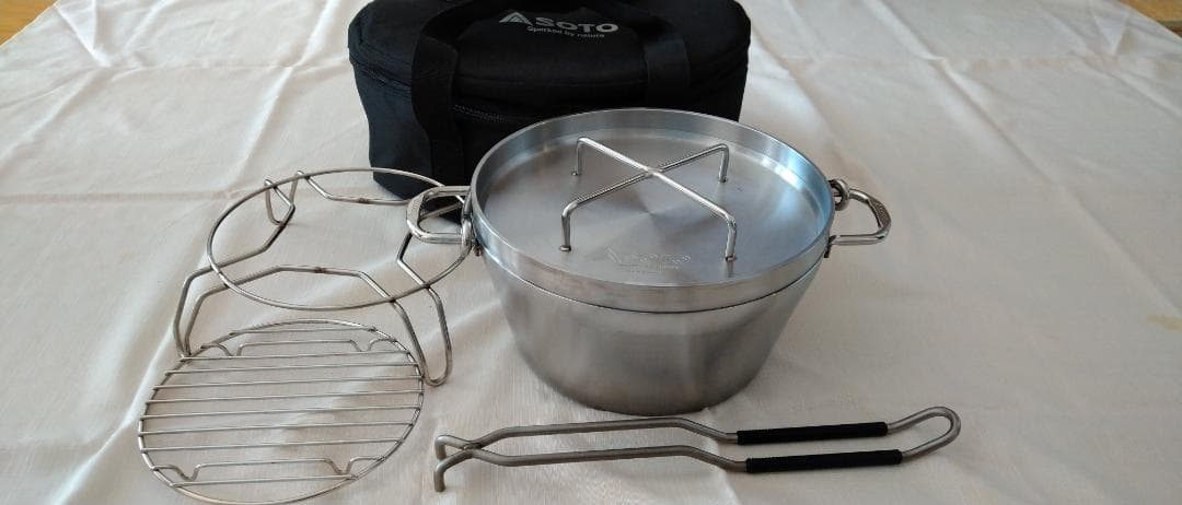 SOTO ステンレスダッチオーブン ST-910 10インチ 収納バッグ付き