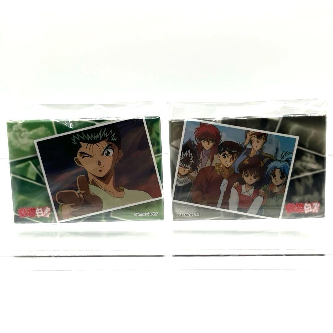 幽☆遊☆白書 場面写 スクエア缶バッジ 全12種コンプセット