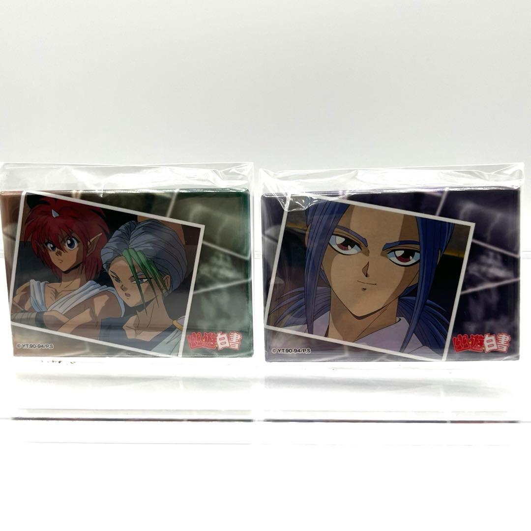 幽☆遊☆白書 場面写 スクエア缶バッジ 全12種コンプセット