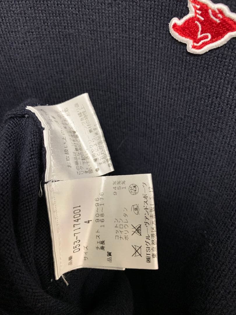 PEARLY GATES ネイビー タートルネック セーター サイズ4