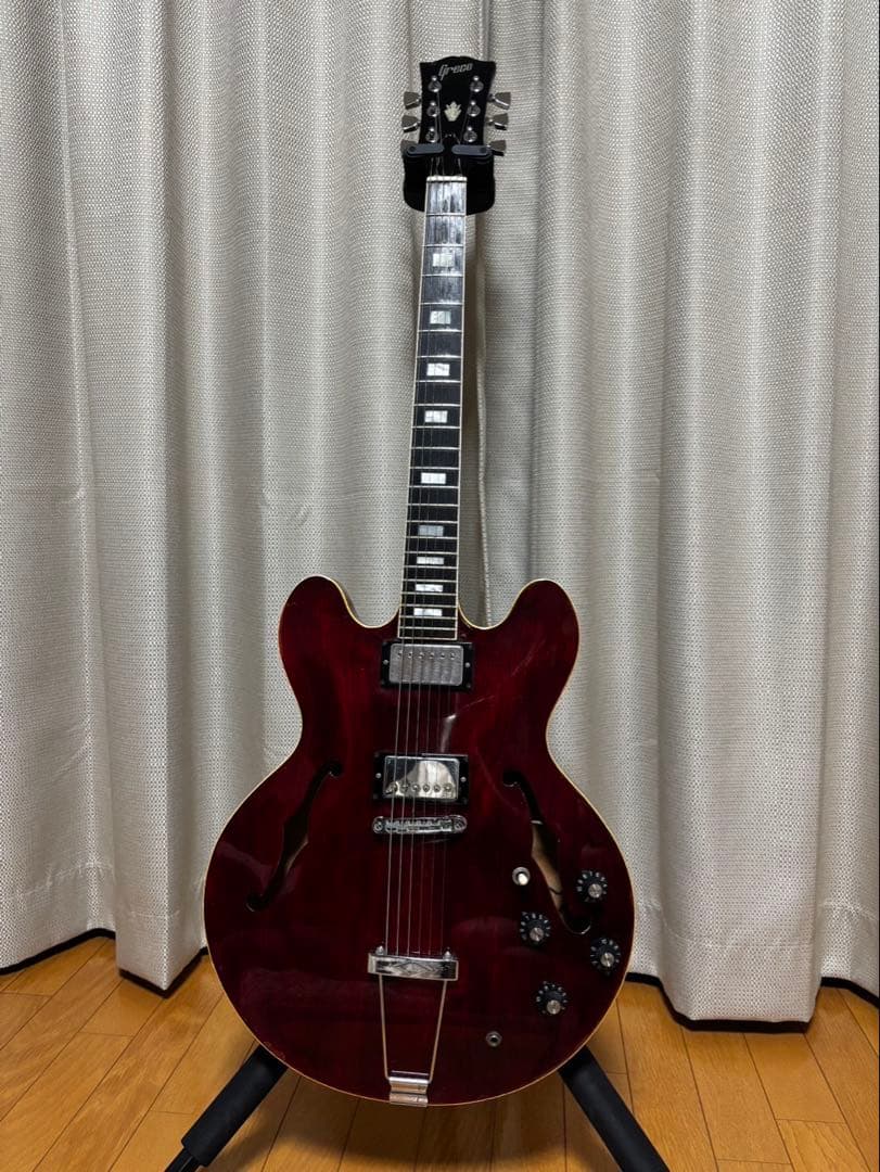 ジャパンヴィンテージGrecoセミアコギターSA-550 1976年製