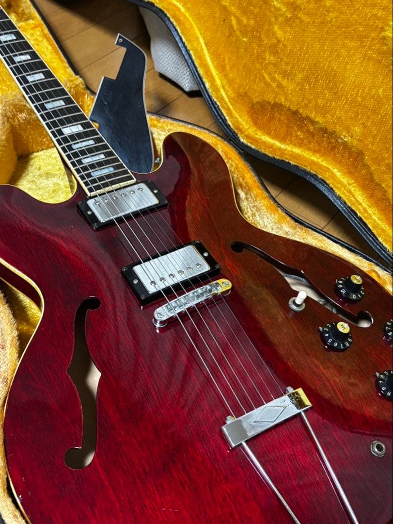 ジャパンヴィンテージGrecoセミアコギターSA-550 1976年製