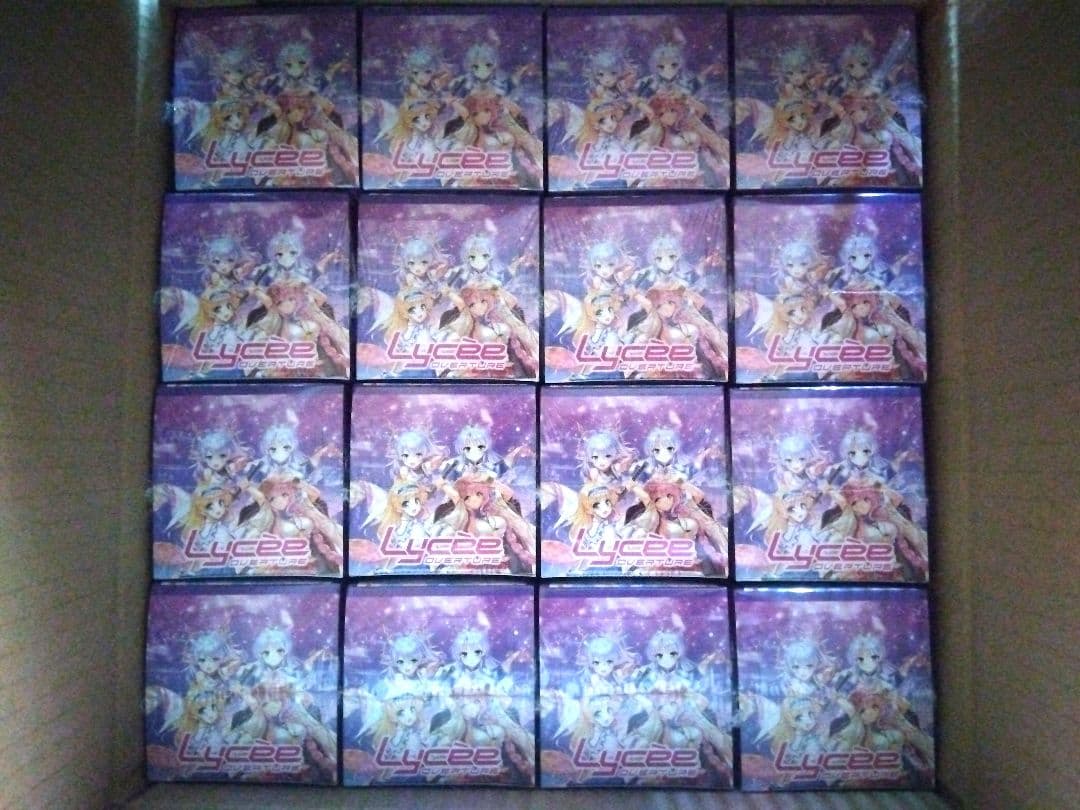 Lycee OVERTURE オーガスト 3.0 未開封ボックス 16箱セット