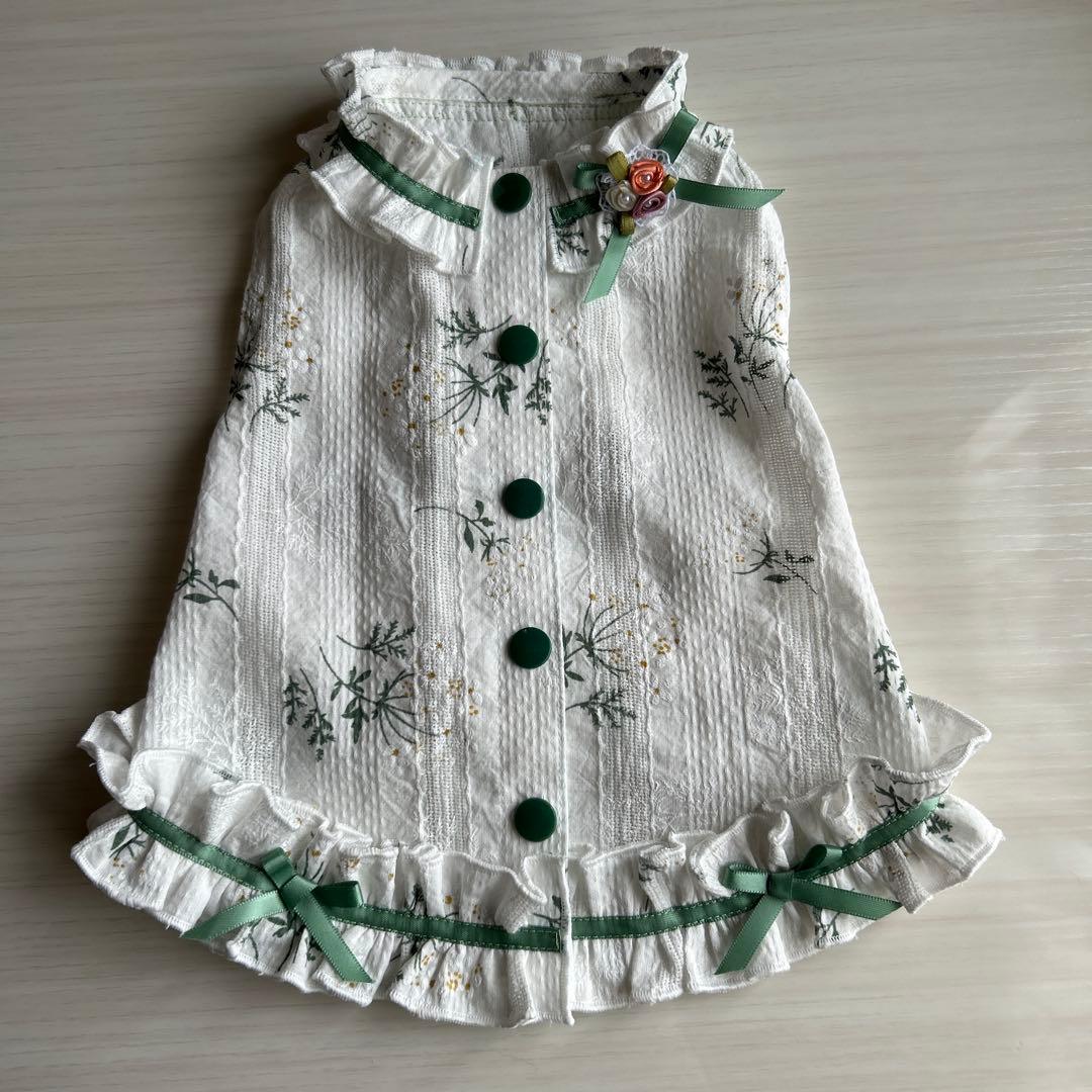 No.444•448•470 犬服ハンドメイド　バックオープンワンピース3着