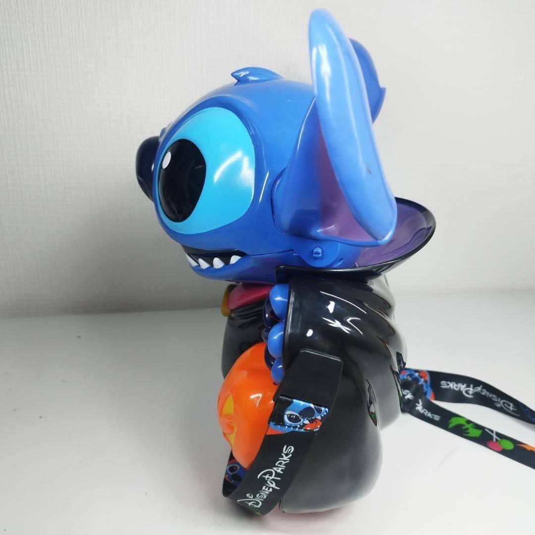 スティッチ ポップコーンバケット ハロウィン 人形 ヴァンパイア 美品 hSbb