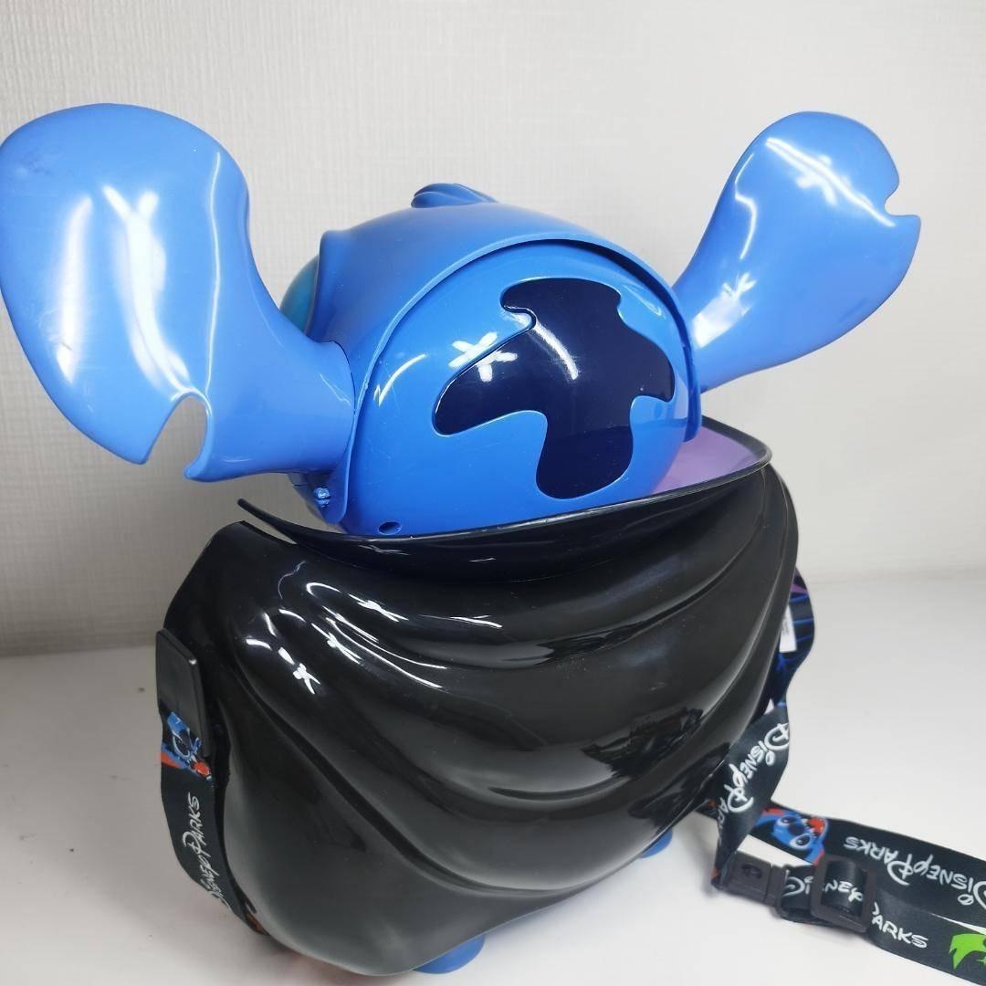 スティッチ ポップコーンバケット ハロウィン 人形 ヴァンパイア 美品 hSbb