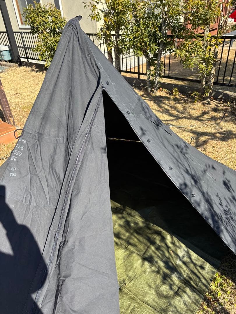 ポーランド軍幕　サイズ③【チャック加工済】