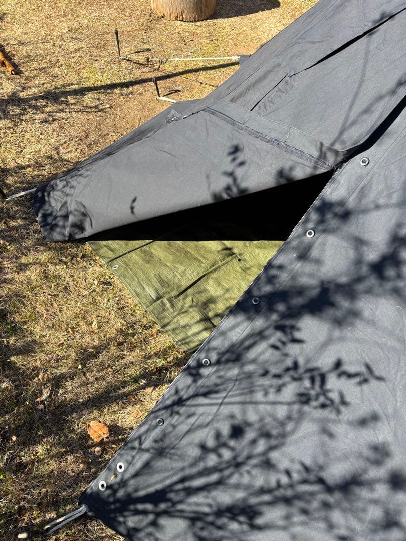 ポーランド軍幕　サイズ③【チャック加工済】
