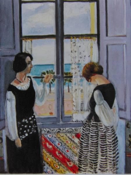 アンリ・マティス、待つ、超希少画集画、新品額装付、絵画