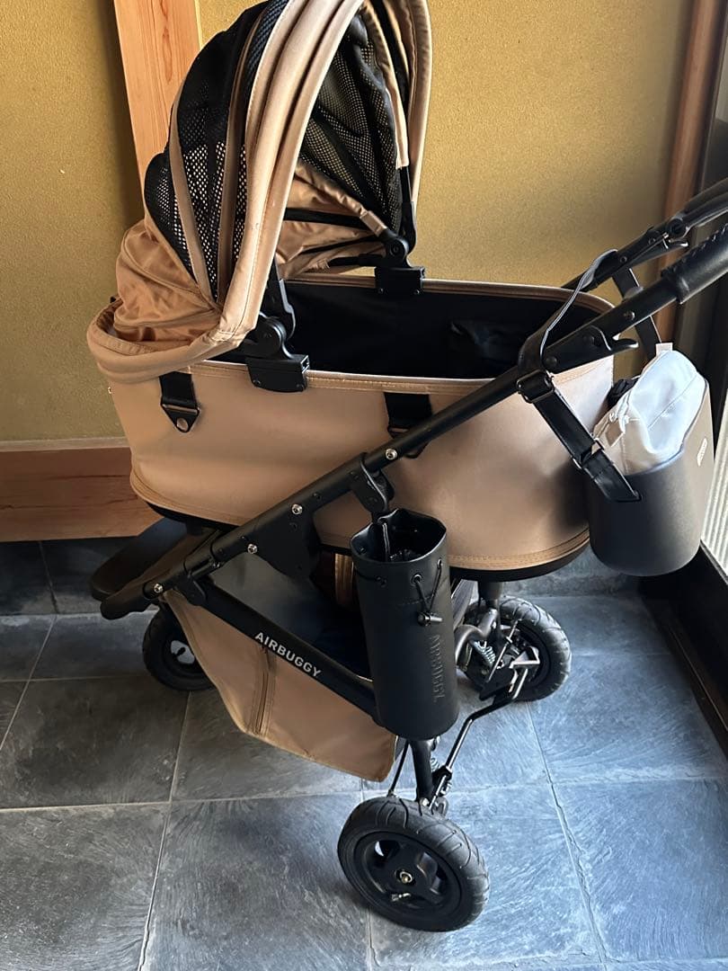 エアバギーDOME 3 バック付き　ベージュ