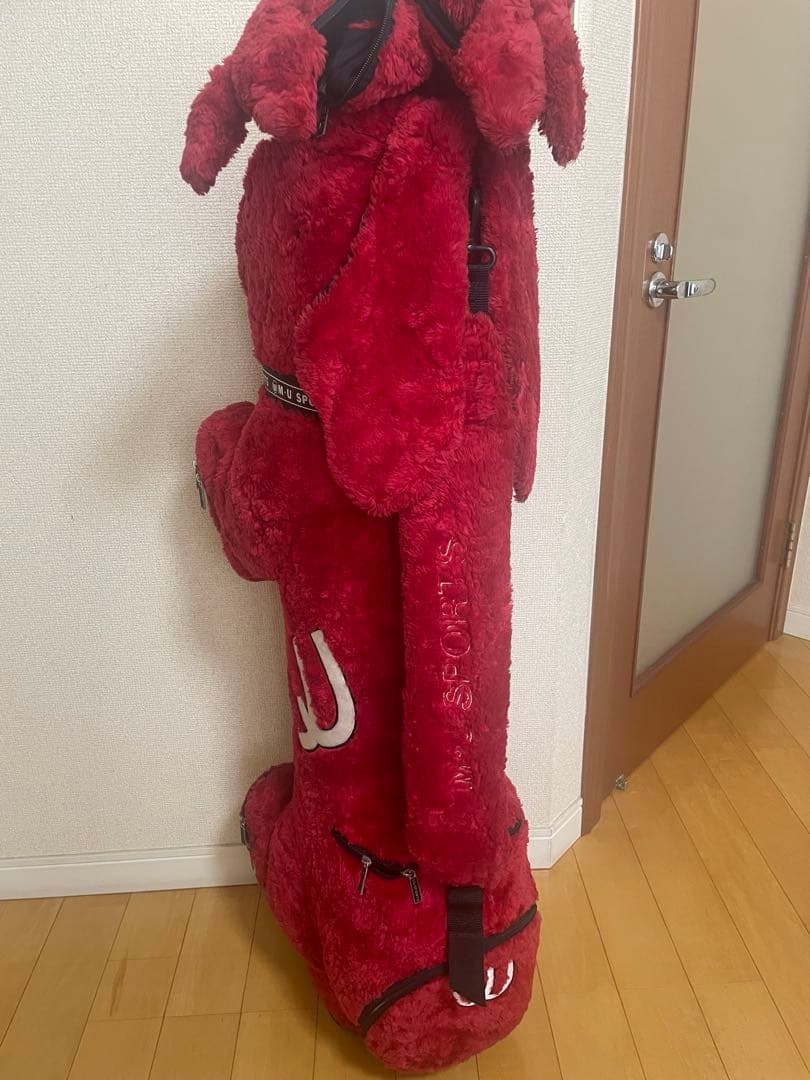 ミエコウエサコ　ゴルフバッグ　キャディバッグ　ヴィンテージ　ゴルフ　赤