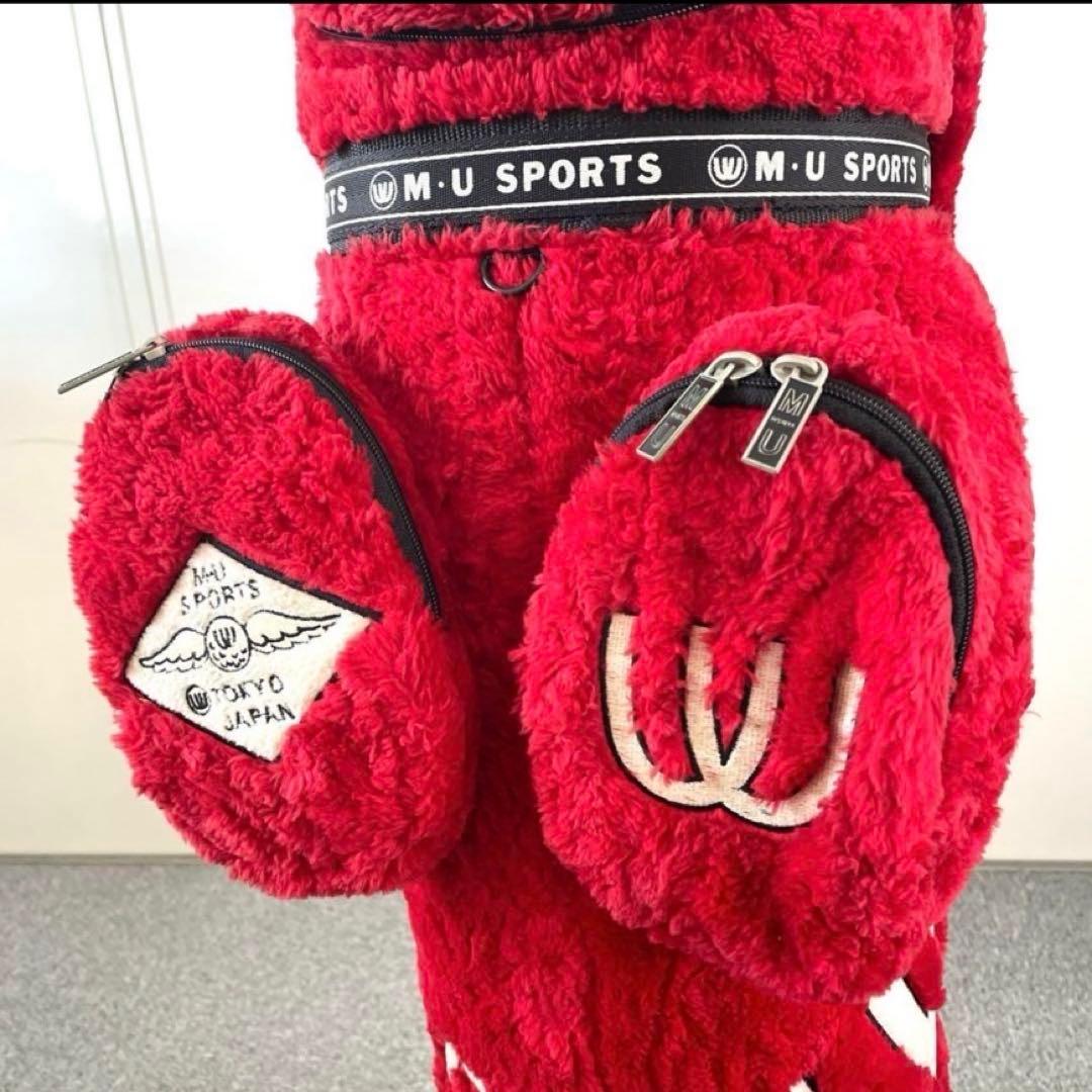 ミエコウエサコ　ゴルフバッグ　キャディバッグ　ヴィンテージ　ゴルフ　赤