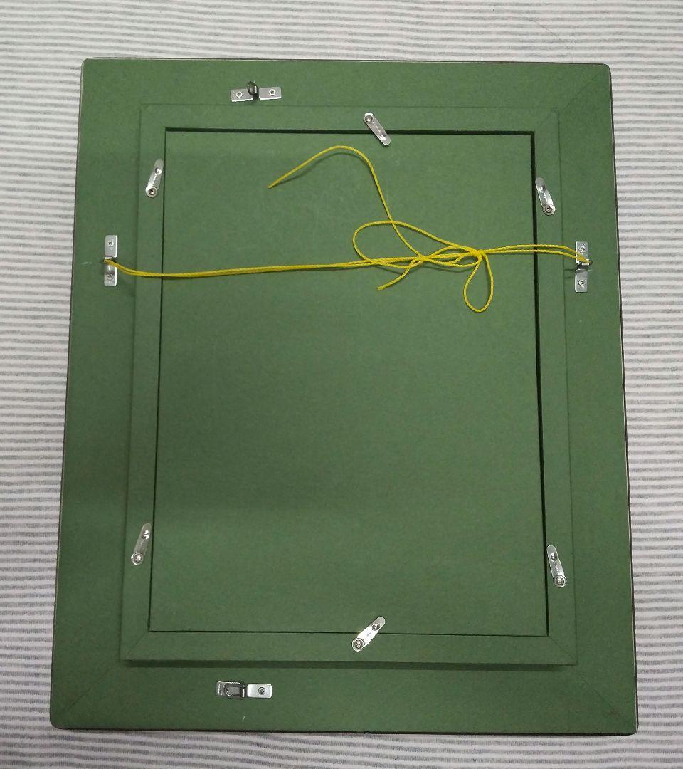 胡蝶蘭SMサイズ、保田三友紀の油絵作品。高級新品木製黒鉄 額縁付き