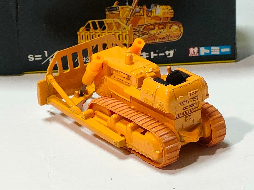 黒箱トミカ 70　小松レーキドーザ　美品　日本製　デッドストック