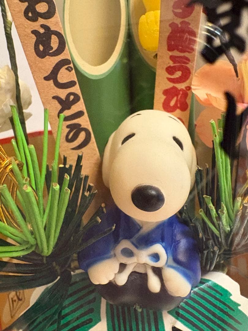 スヌーピー お正月飾り ミニ K-503 （株）飾一　KAZARI -ICHI