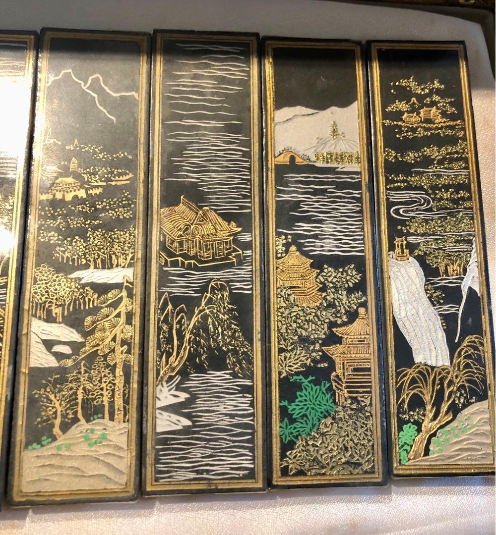 書道用墨　首都八景墨　北京一得閣・北京墨汁厰製