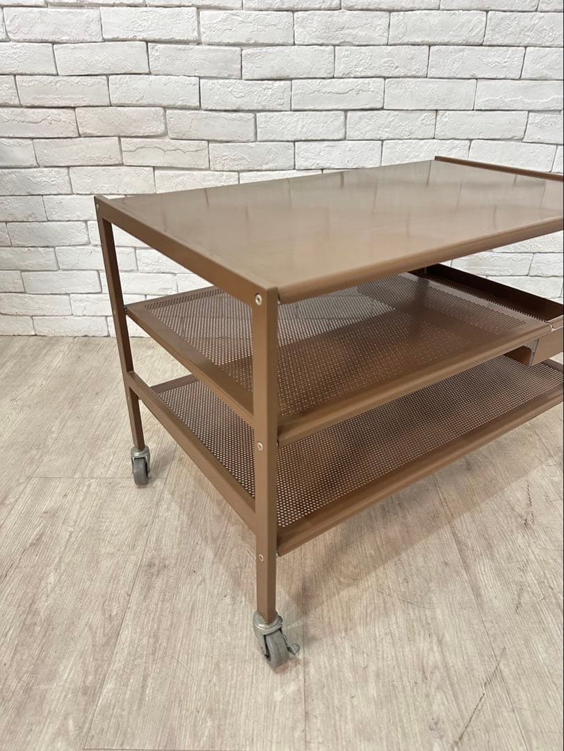 【東京都内23区配送無料】ビンテージ　インダストリアル　ワゴン　ガレージ　収納