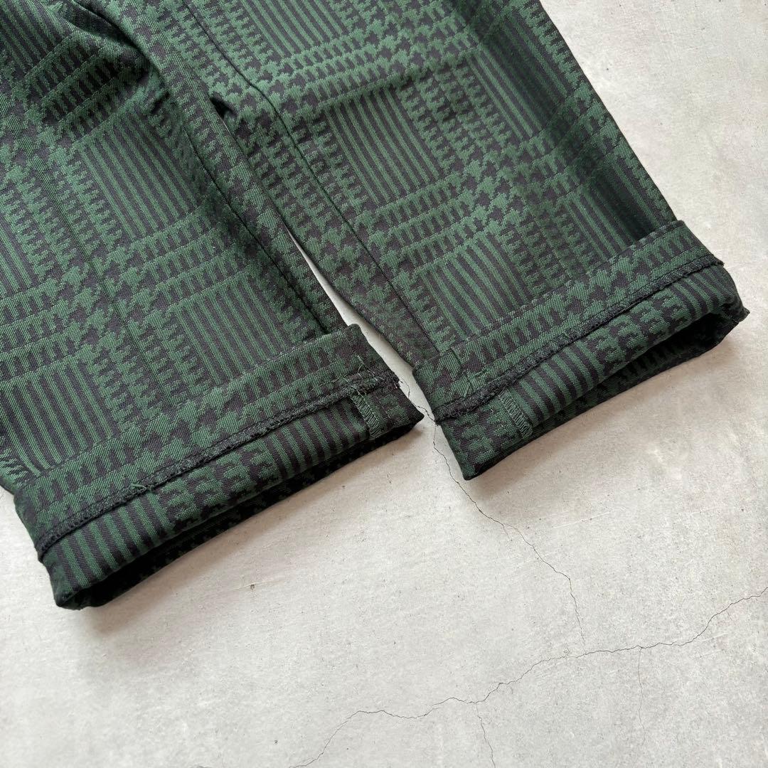 MASTER BUNNY EDITION 千鳥孔子柄 ストレッチ ロングパンツ