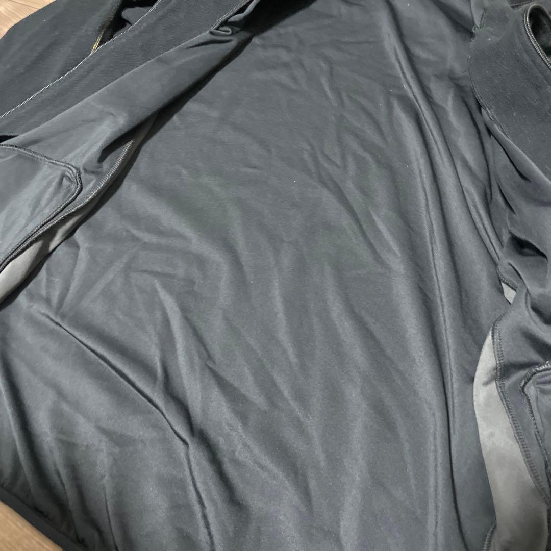 ミズノ グローバルエリート ストレッチフリースパーカー ブラック XO