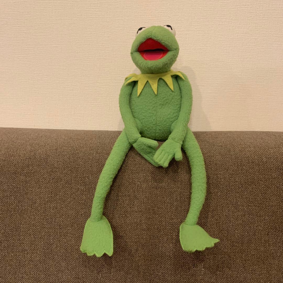 ヴィンテージ カーミット オルゴール ぬいぐるみ EDEN社 セサミストリート