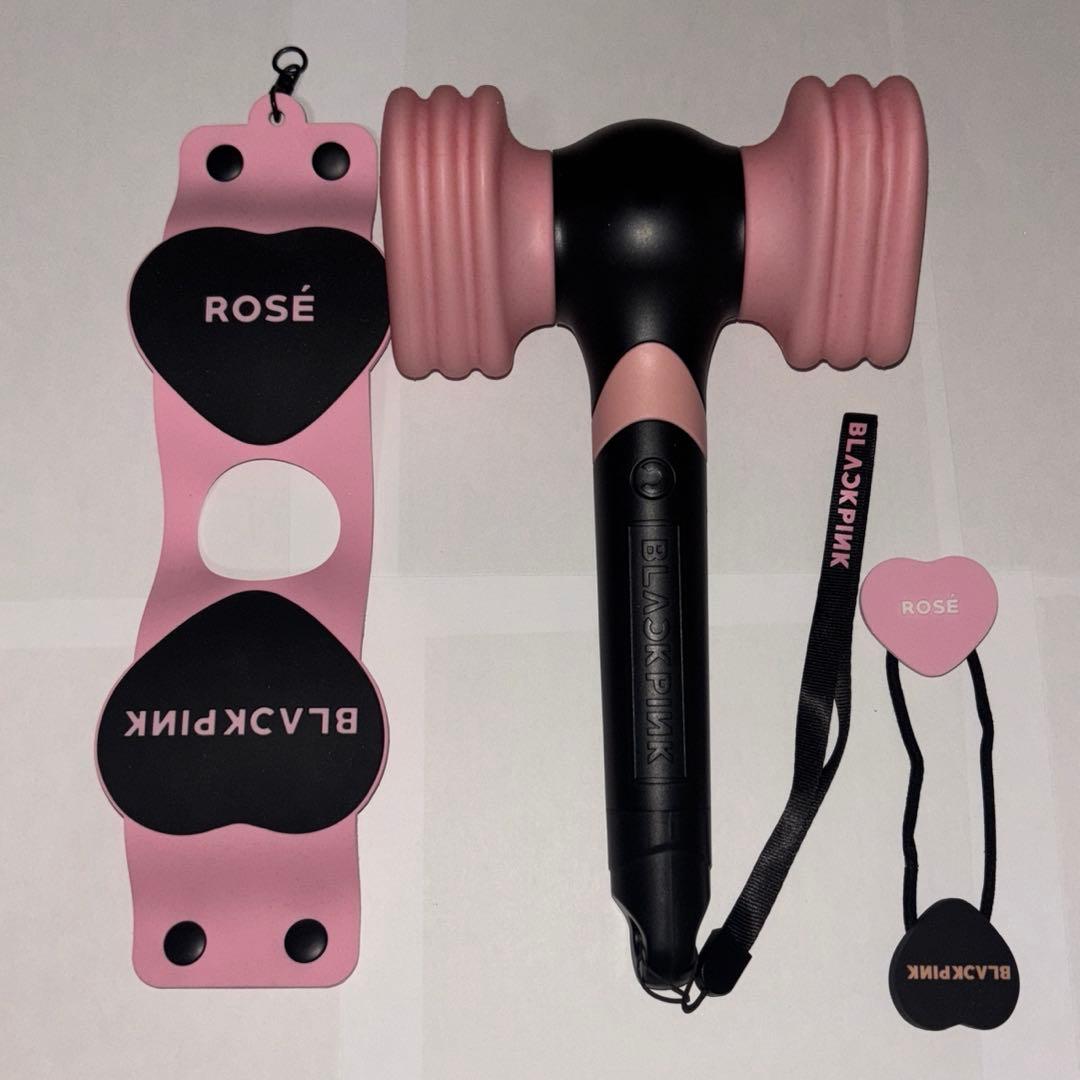 BLACKPINK ペンライトver.2 ペンライトホルダー・ゴム3点セット