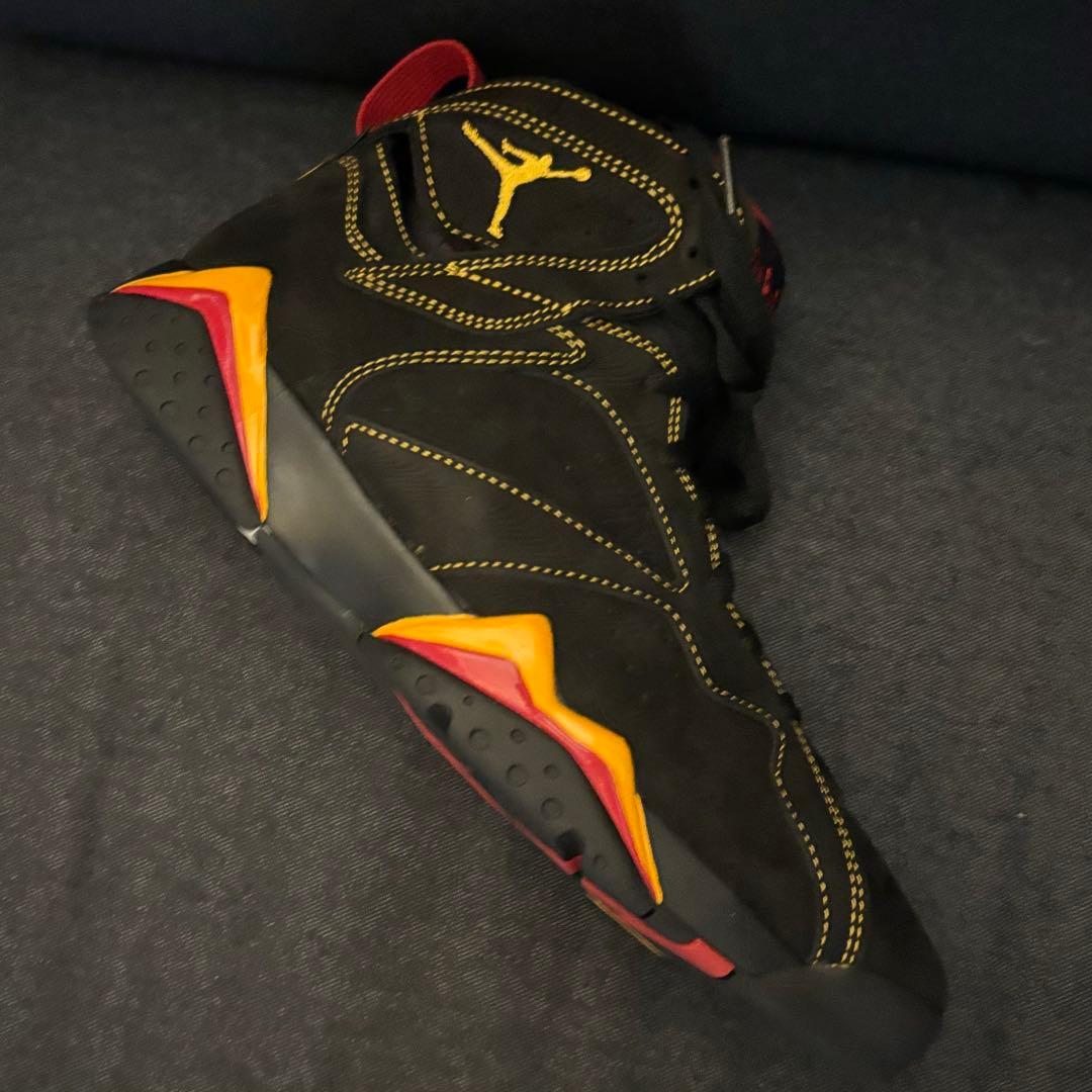 【レア新品】エアジョーダン7レトロ ブラック/レッド/イエロー