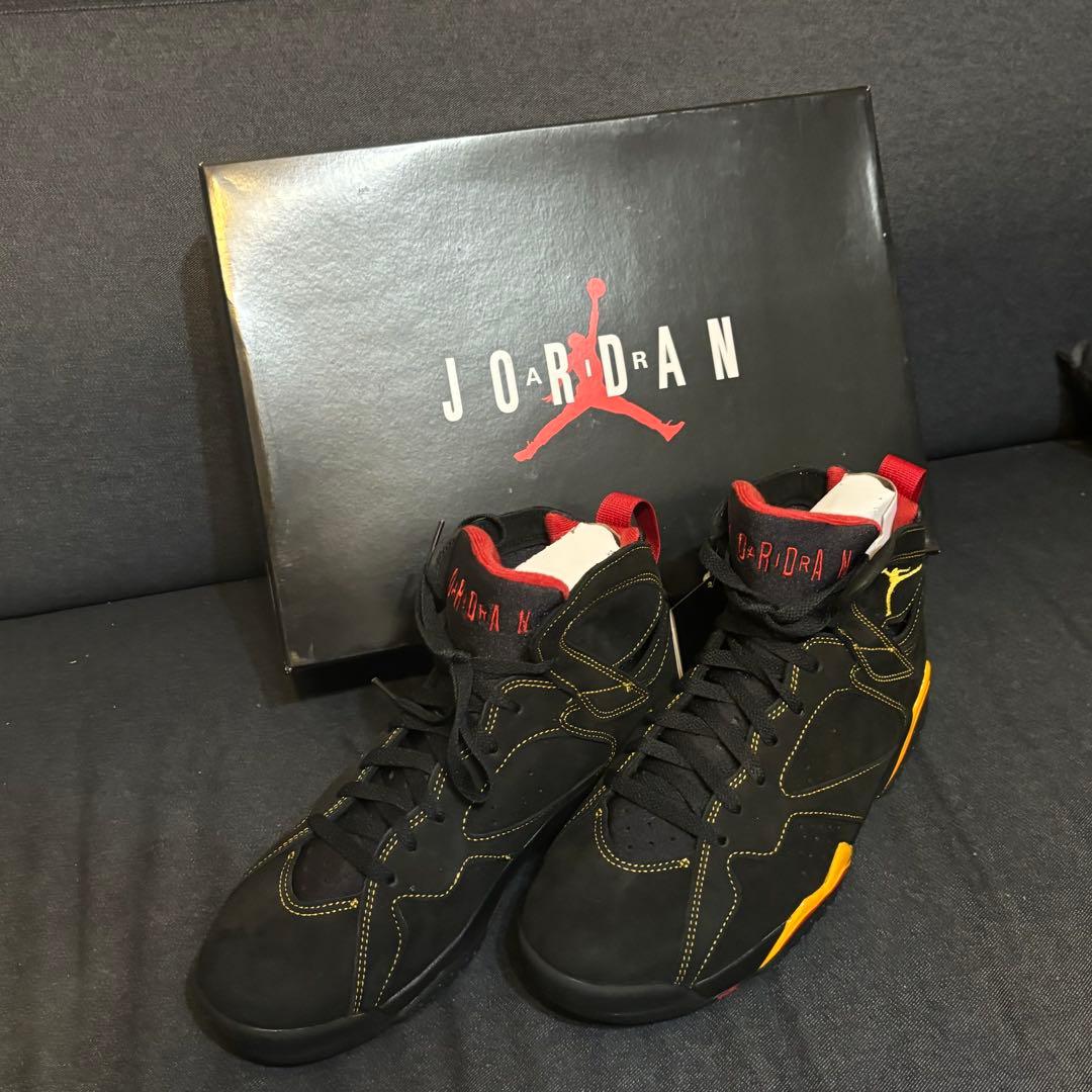 【レア新品】エアジョーダン7レトロ ブラック/レッド/イエロー