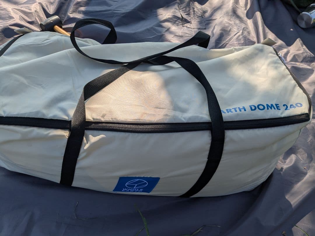 WHOLE EARTH　アースドーム240　グランドシート、フロアマット付