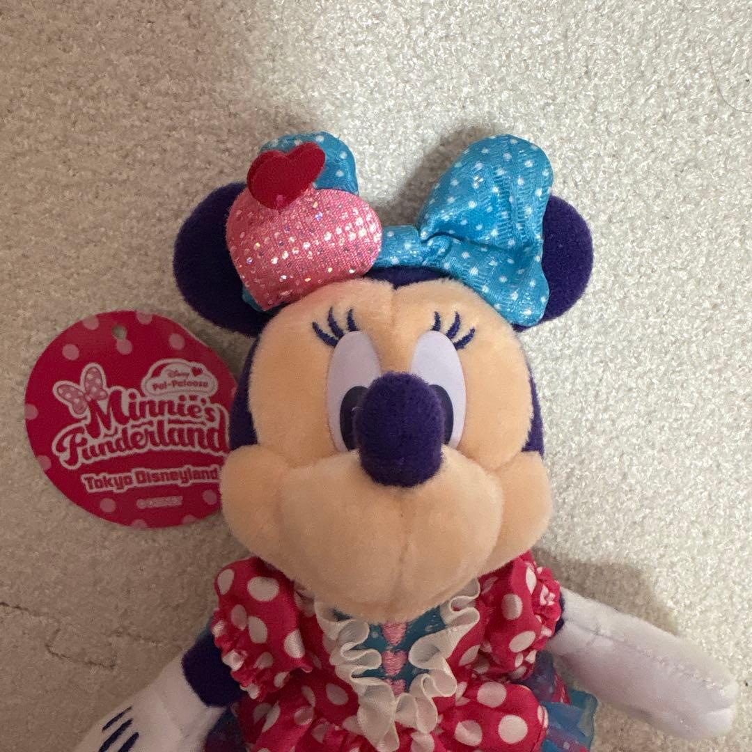 ディズニーランド ミニー ファンダーランド パルパルーザ ぬいぐるみバッジ 初期