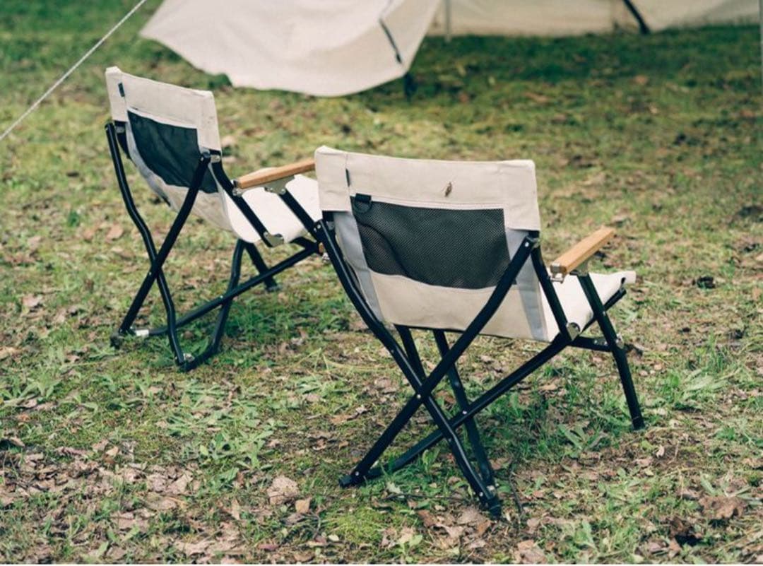 最終値下げ！　2脚セット スノーピーク ローチェア ショート アイボリー