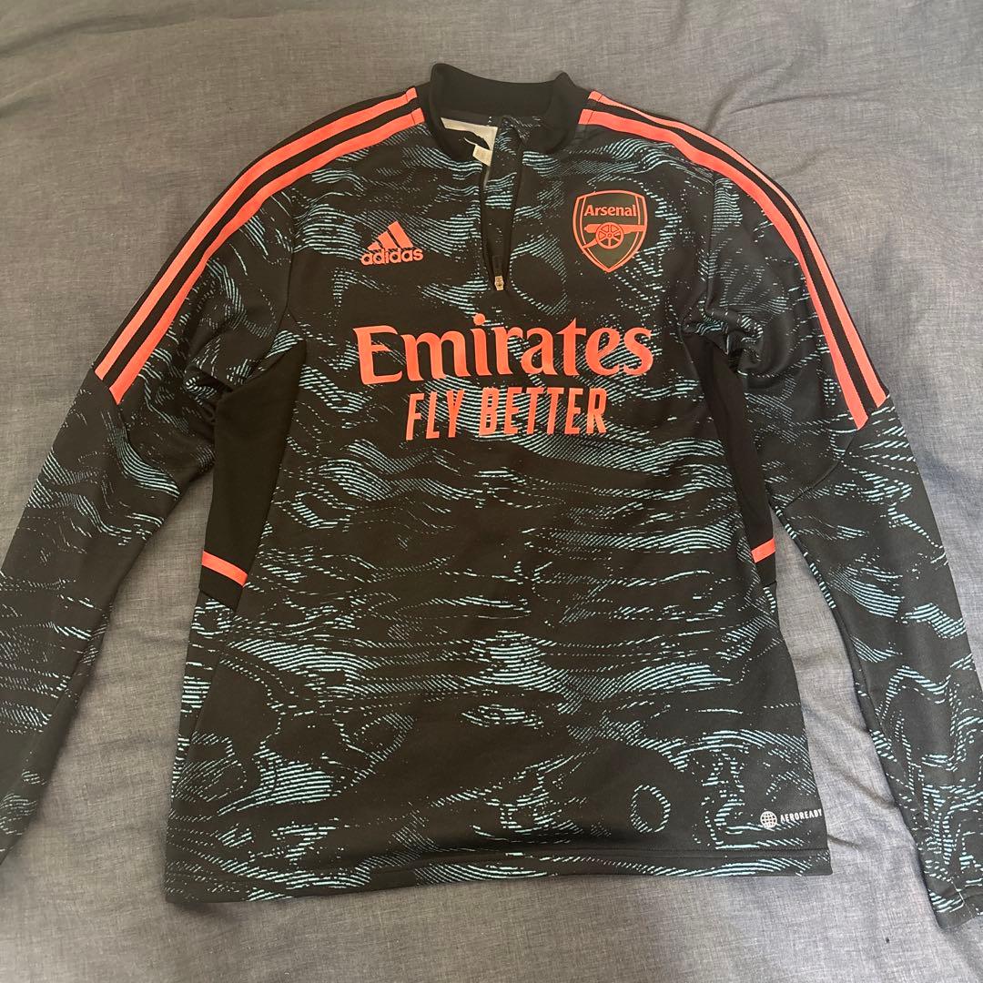 アーセナル ジャージ 長袖 黒/青/オレンジ