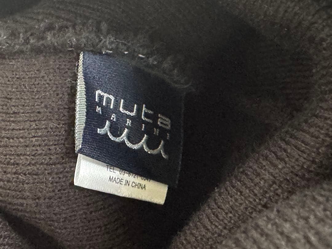 muta MARINE GOLF　ジャガードロゴ ニットキャップ 新品