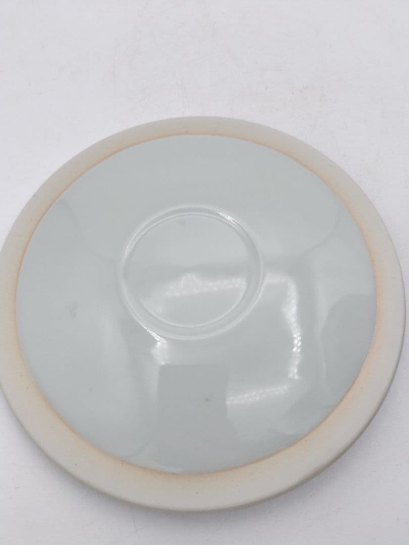 b618 水指 染付 色絵 丸紋ツナギ 四君子紋 西村徳泉 木箱 茶道具 古物