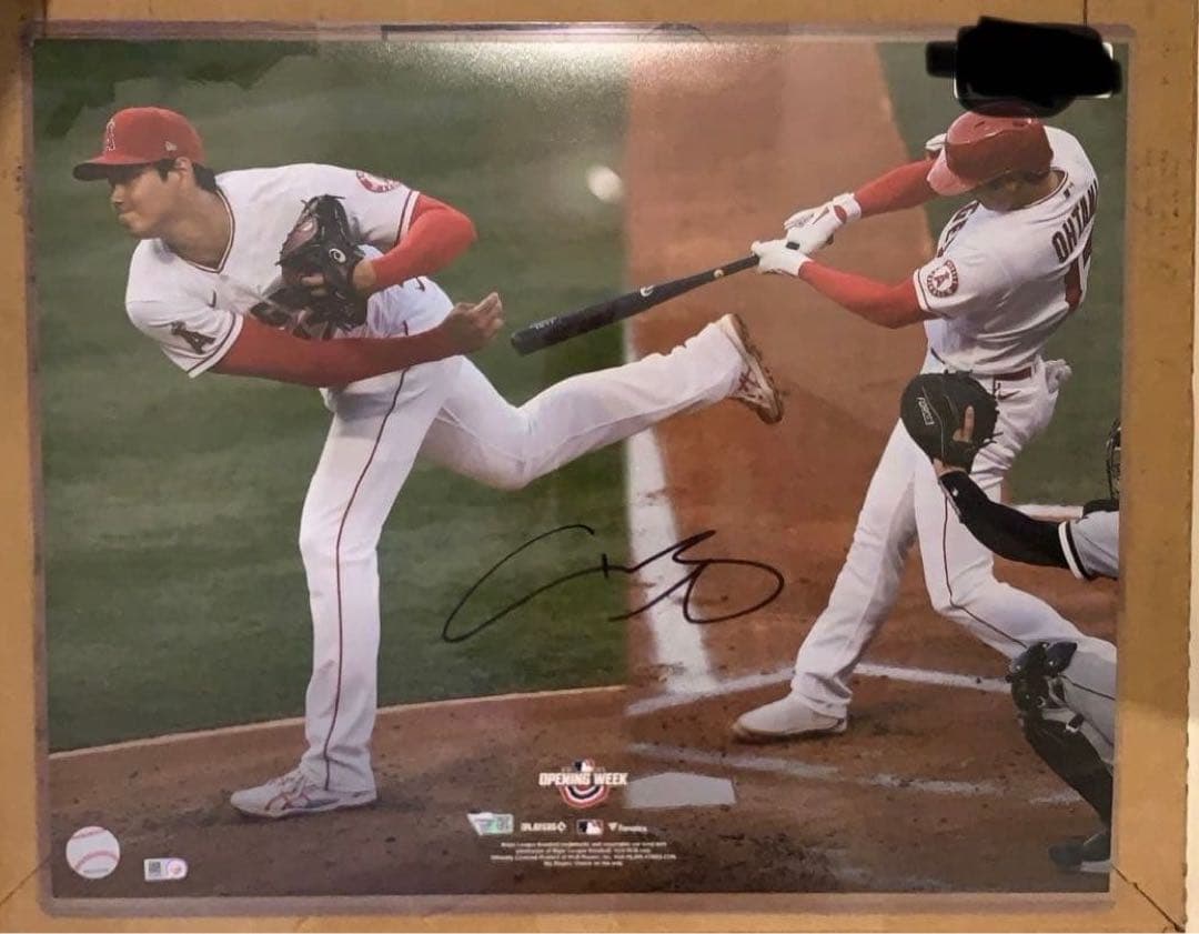 超貴重　大谷翔平　サイン入りフォト　二刀流