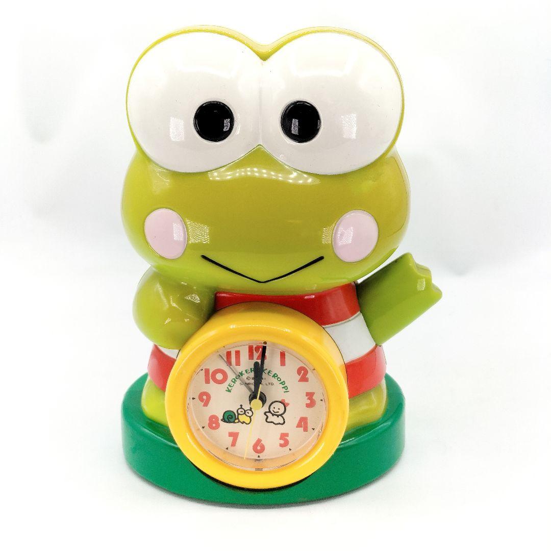 当時物 けろけろけろっぴ おしゃべり 目覚まし時計 現状品 サンリオ 1991年