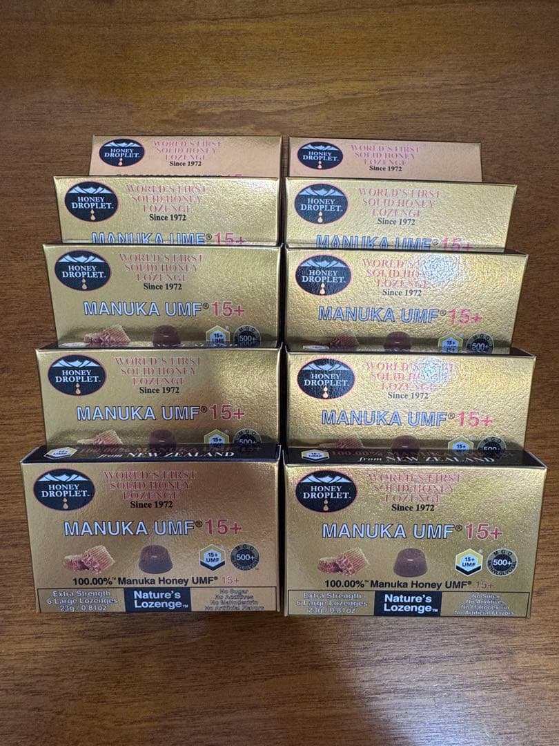 マヌカハニー　37ハニーハニードロップレット100%UMF®️15＋　10個セット