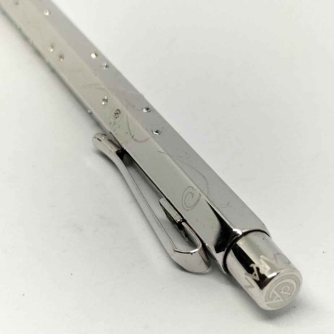 カランダッシュ エクリドール ボールペン スワロフスキー エクラI シルバー