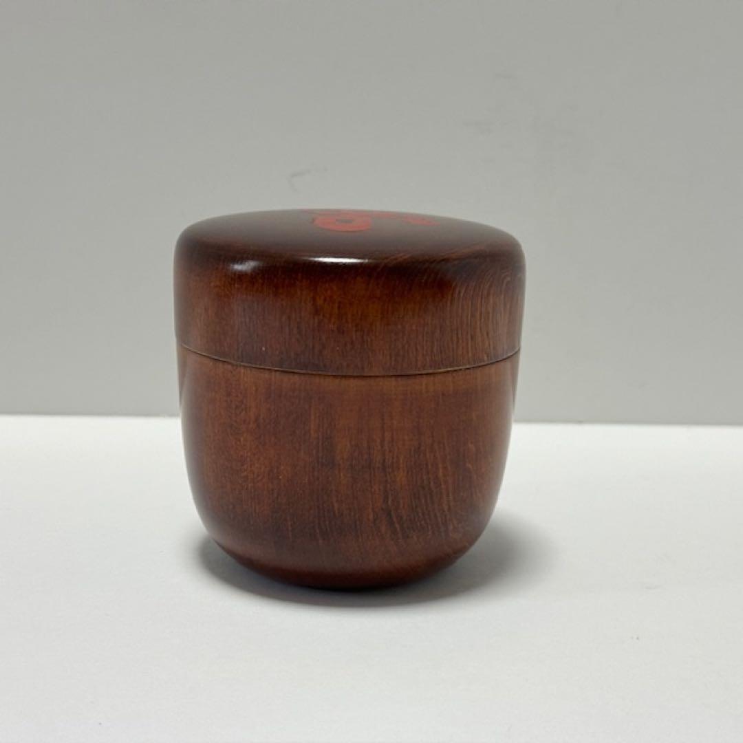 茶道具 薄茶器 和 大棗 ふきうるし 内金箔 中谷光哉 薬師寺 安田暎胤 茶道