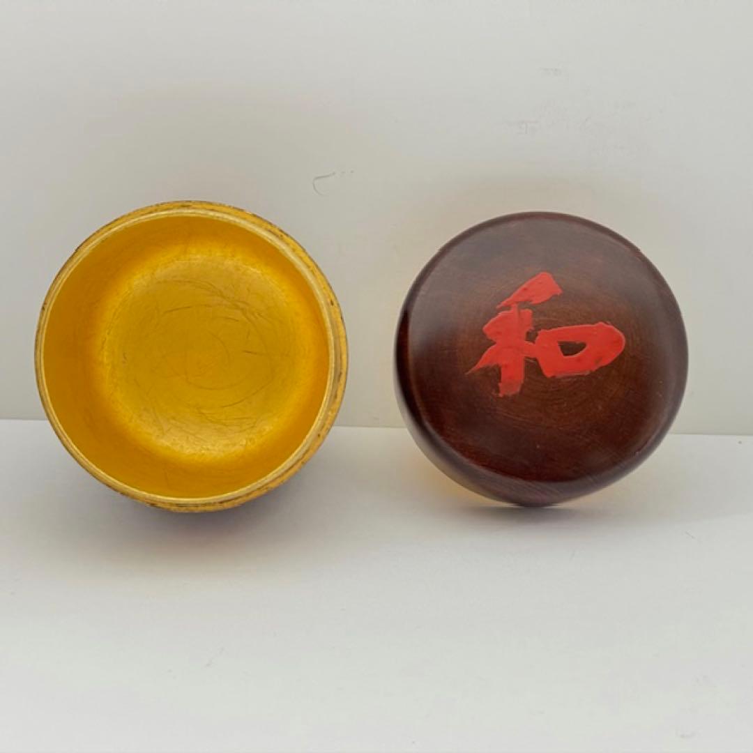 茶道具 薄茶器 和 大棗 ふきうるし 内金箔 中谷光哉 薬師寺 安田暎胤 茶道