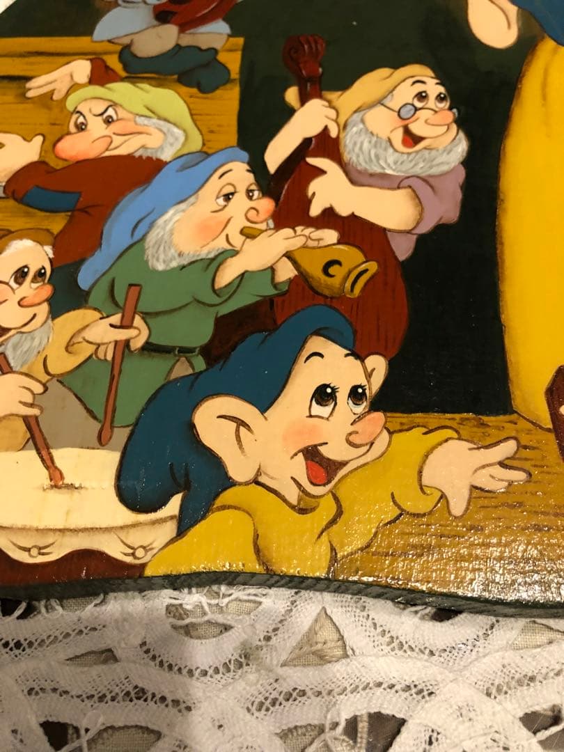 ディズニー　白雪姫と７人の小人　トールペイント