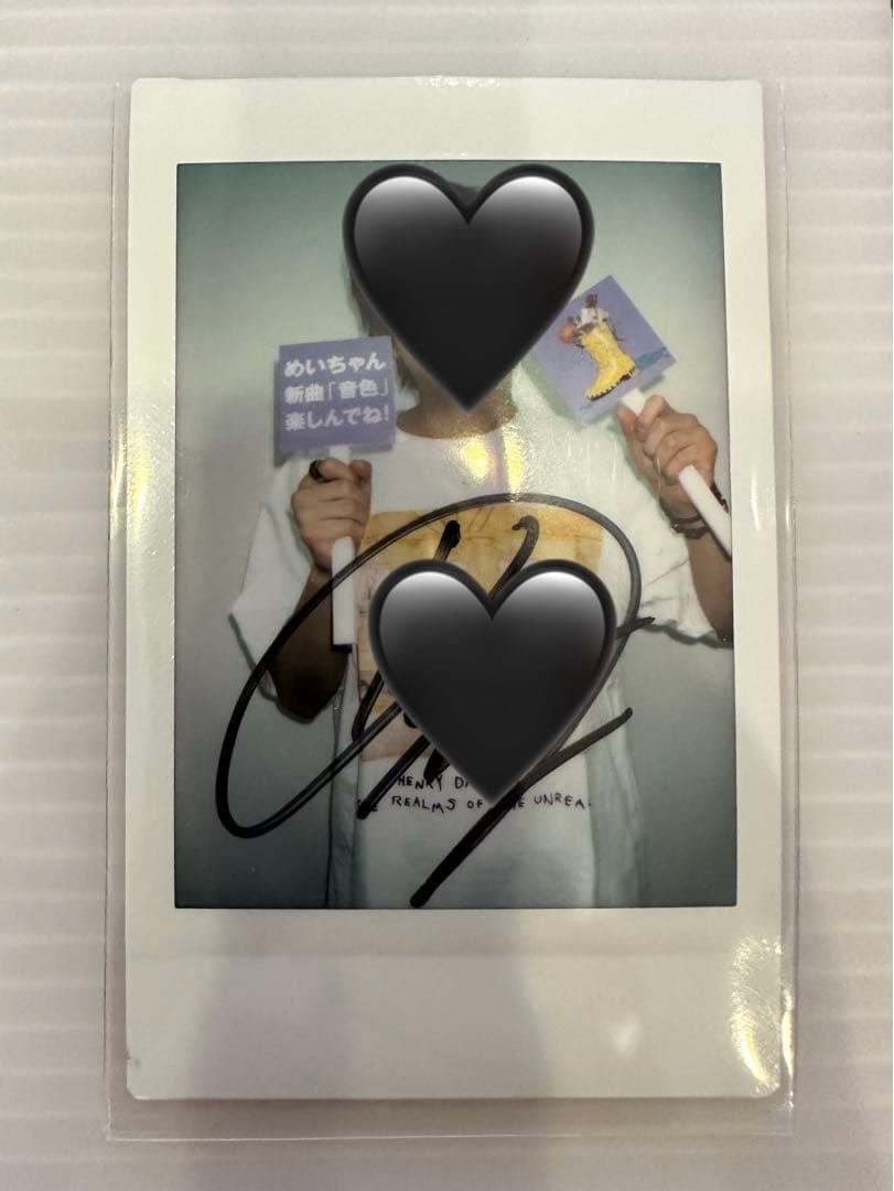 めいちゃん サイン入り生チェキ 音色