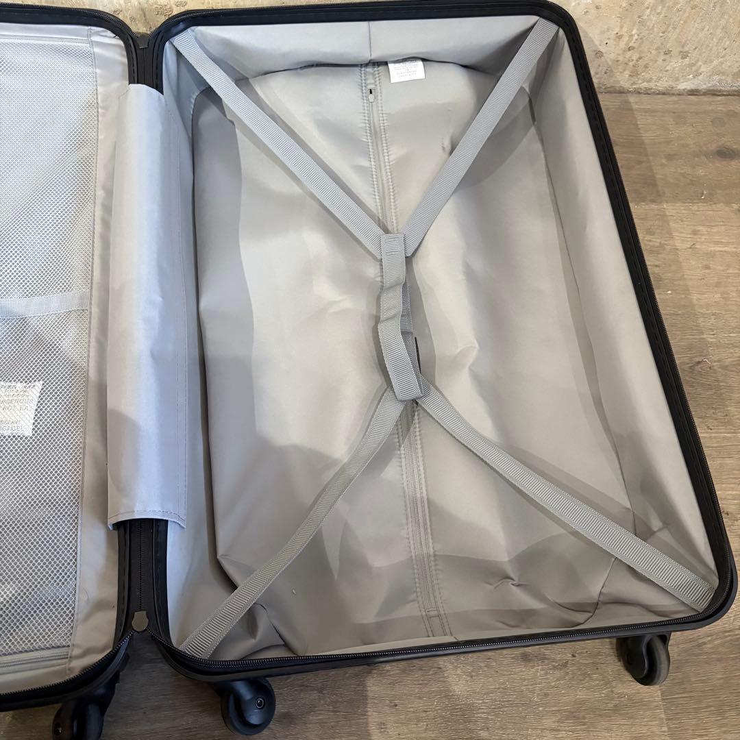 MUJI 無印良品 バーの高さを自由に調節できるストッパー付きキャリー 85L