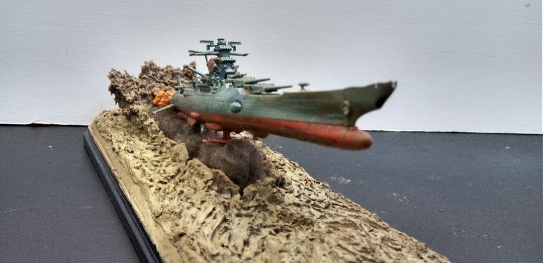 バンダイ.メカコレ.宇宙戦艦ヤマト2199ジオラマ完成品