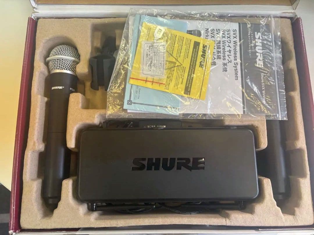 配信機器・PA機器・レコーディング機器 SHURE SVX Dual Wireless MicrophoneSystem