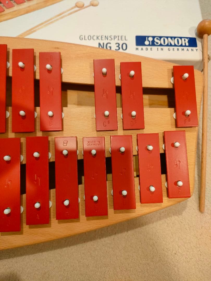 SN-NG30 グロッケンシュピール　ゾノア社　鉄琴　木琴